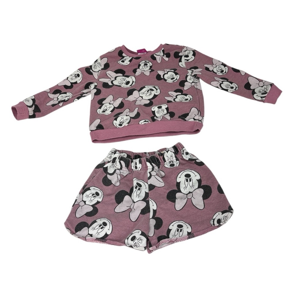 Disney Kids Pajamas - Pink Minnie Mouse Set 4t